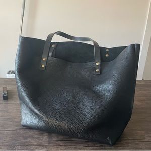 Portland leather goods classic tote bag